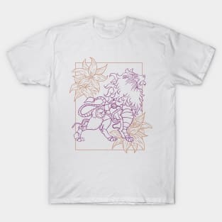 Leo Zodiac Majesty Art T-Shirt